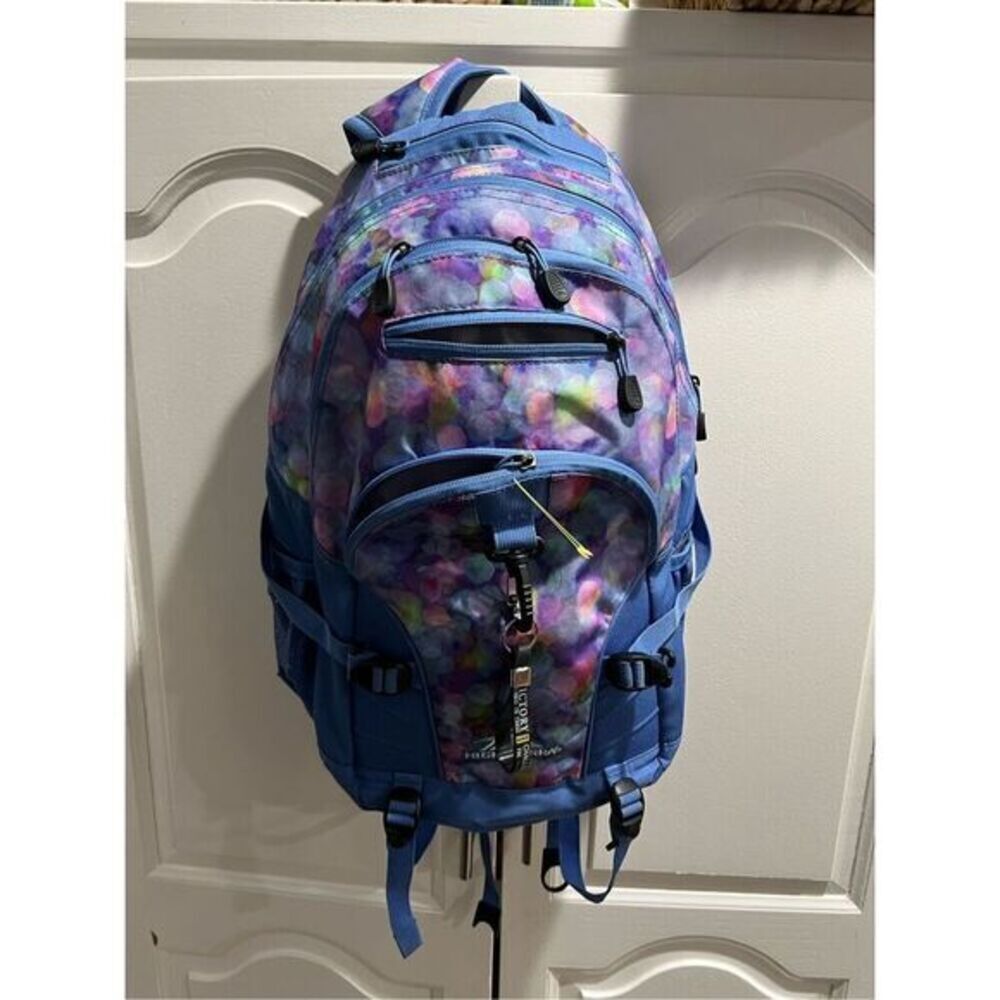High Sierra Blue Loop Water-Resistant Daypack Backpack Bookbag Bag Padded Straps